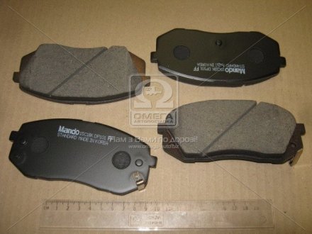 Тормозные колодки дисковые передние Mando MPK34 (фото 1)