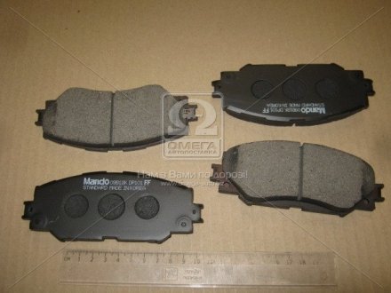Тормозные колодки дисковые передние Mando MPT08 (фото 1)