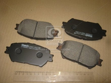 Колодки гальмові дискові передні Mando MPT15