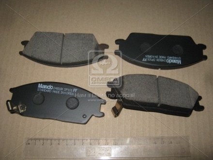 Тормозные колодки дисковые передние Mando MPH01 (фото 1)