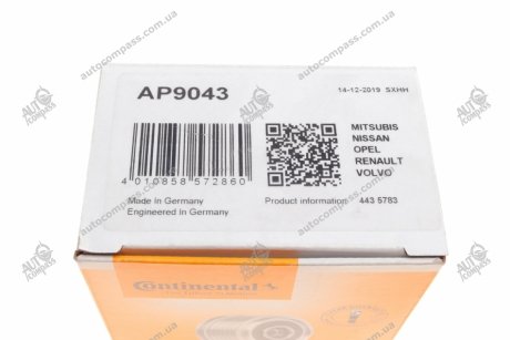 Механизм свободного хода генератора Contitech AP9043