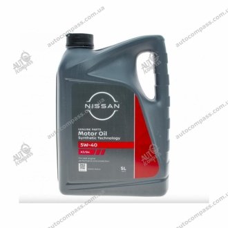 Масло моторное, Infiniti Motor Oil 5W-40 (5 л) Nissan Ke90090042