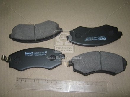 Тормозные колодки дисковые передние Mando MPH02 (фото 1)