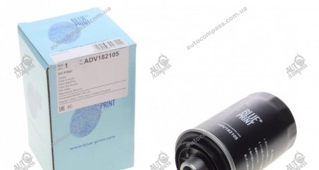 Фільтр масляний (вир-во) BluePrint ADV182105 (фото 1)
