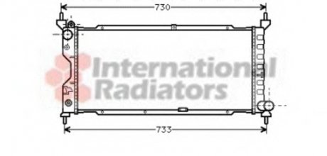 Радиатор combo/corsa b 1.5/1.7 d Van Wezel 37002185 (фото 1)