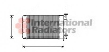 Радиатор опалювача bmw e30/z1 88- 316->325 Van Wezel 06006022 (фото 1)