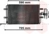 Радиатор кондиціонера vag 1j0 820 413 n (ви-во) Van Wezel 03015130 (фото 1)