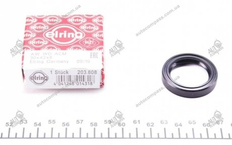 Уплотняющее кольцо, коленчатый вал Elring 203.808 (фото 1)
