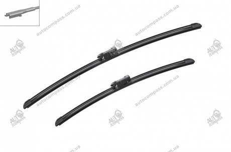 Щетки стеклоочистителей (комплект) Bosch 3397118930 (фото 1)