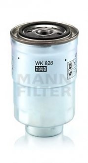 Фильтр топливный MANN WK 828X (фото 1)