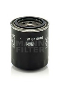 Фільтр масляний двигуна (вир-во) MANN W 814/80 (фото 1)