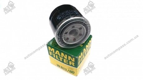 Фільтр оливний MANN W 811/80 (фото 1)