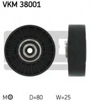 Натяжний ролик, полікліновий ремінь (Вир-во) SKF VKM 38001 (фото 1)