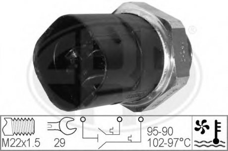 Датчик вмикання вентилятору ERA 330280 (фото 1)