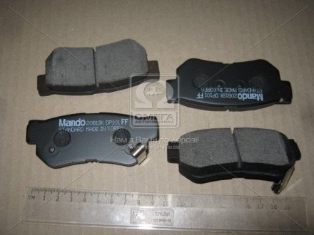 Тормозные колодки дисковые задние Mando MPH18 (фото 1)