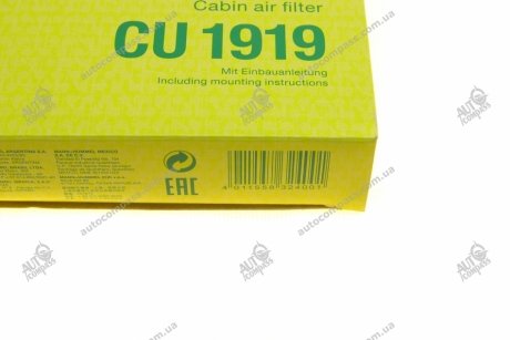 Фільтр салону MANN CU 1919