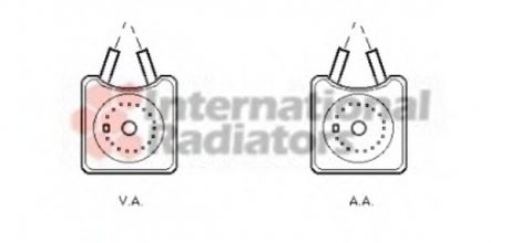 Масляний радиатор various audi/vw/skoda Van Wezel 58003215 (фото 1)
