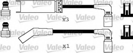 Высоковольтные провода, комплект PHC Valeo 346355 (фото 1)
