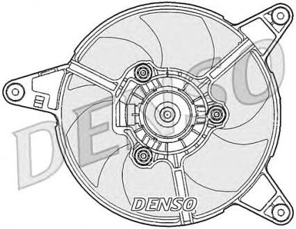Вентилятор, охлаждение двигателя Denso DER09090