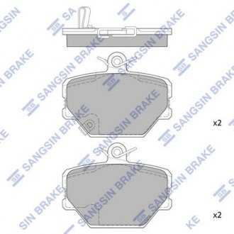 Тормозные колодки Sangsin SP1674 (фото 1)