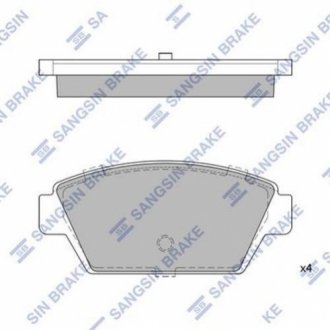 Тормозные колодки Sangsin SP1514 (фото 1)