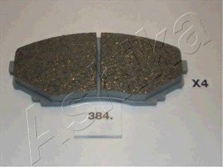 Колодки гальмівні дискові (вир-во) ASHIKA 50-03-384 (фото 1)