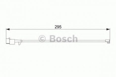 Датчик зношування гальм.колодок Bosch 1987474575 (фото 1)
