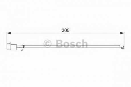 Датчик зносу гальмівних колодок Bosch 1987474576 (фото 1)