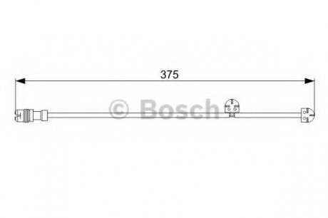 Датчик износа тормозных колодок Bosch 1987473024 (фото 1)
