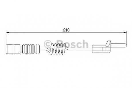 Датчик износа тормозных колодок Bosch 1987474969 (фото 1)