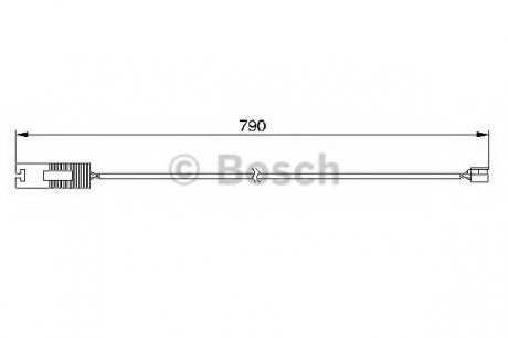 Датчик зносу гальмівних колодок Bosch 1987474926 (фото 1)