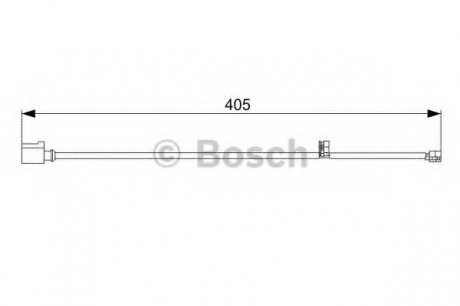 Датчик зношування гальм. колодок Porsche Cayenne Bosch 1987473025 (фото 1)