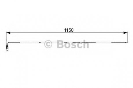 Гальмівні аксесуари (Датчик зносу колодки) Bosch 1987473004 (фото 1)