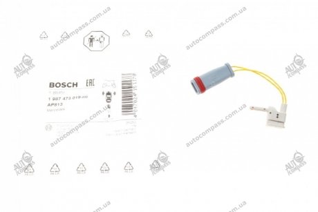 Датчик зносу гальмівних колодок Bosch 1987473019 (фото 1)