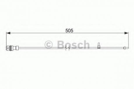 Датчик зносу гальмівних колодок Bosch 1987474593 (фото 1)