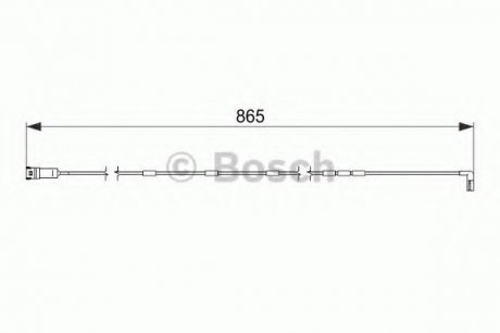 Датчик износа тормозных колодок Bosch 1987474586 (фото 1)