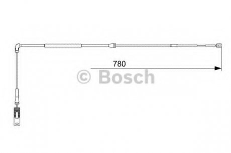 Датчик износа тормозных колодок Bosch 1987473009 (фото 1)