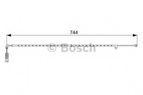 Датчик износа тормозных колодок Bosch 1987473021 (фото 1)