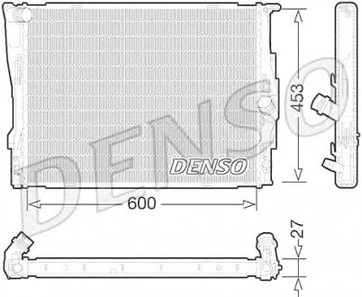 Радіатор, охлаждение двигателя Denso DRM05073
