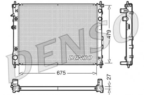 Радіатор основний Subaru Denso DRM36012 (фото 1)