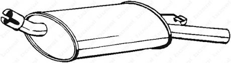 Глушитель задний BOSAL 185-161 (фото 1)