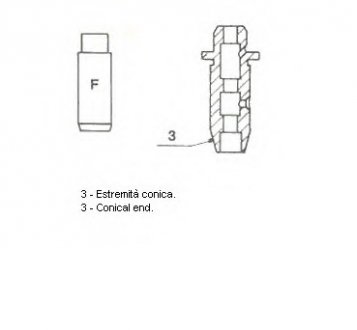 Направляюча клапана in psa xu5/xu9 (вир-во) Metelli 01-2298 (фото 1)