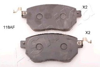 Колодки гальмівні передні дискові Nissan MURANO 05-; Infiniti FX35; FX37; FX45 (вир-во) ASHIKA 50-01-118 (фото 1)