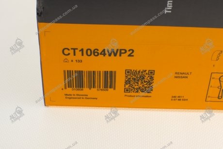 Роликовий модуль натягувача ременя (ролик, ремінь, помпа) Contitech CT1064WP2