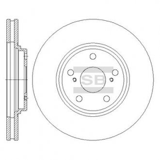 Тормозной диск Sangsin SD4047 (фото 1)