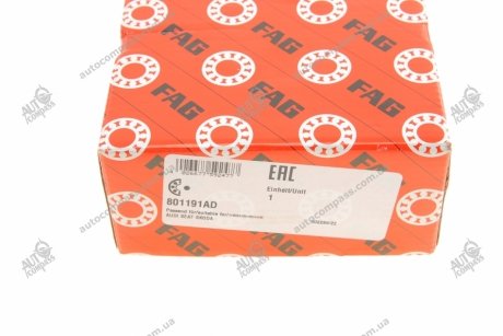 Підшипник маточини кульковий Fag 801191AD (фото 1)
