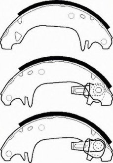 Тормозные колодки барабанні Ferodo FSB293