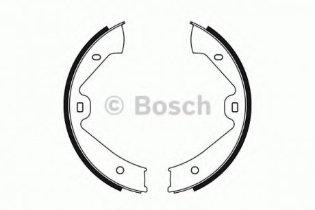 Тормозные колодки барабанные Bosch 0986487755 (фото 1)