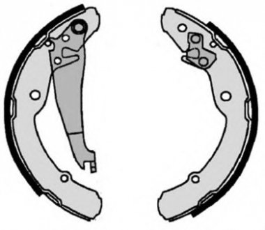 Тормозные колодки барабанные BREMBO S85516 (фото 1)