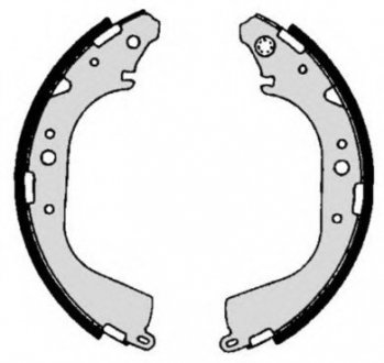 Тормозные колодки барабанні BREMBO S83530 (фото 1)